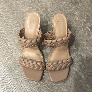 A new day braided block heel size 9.5